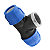 Tê De Compressão PP 32 x 32 Rosca Femea 1-1/4 " - Imagem 2