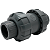 Válvula de Retenção Esfera PVC-C FPM PN10 F/F 1/2" SCH80 SOLDA - Aqua Plastic - Imagem 2