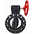 Válvula Borboleta PVC-U SCH80 PN10 com Redutor Manual D.315 - 12" Vedação EPDM Aqua Plastic - Imagem 1