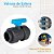 Válvula de Esfera Dupla União F/F 110mm - Aqua Plastic Solda - Imagem 2