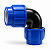 Joelho (Cotovelo) de Compressão 40mm para Tubo PEAD Mangueira Irrigação - Linha AP Aqua Plastic - Imagem 2