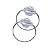 Kit Anel Para Guardanapos Cristalino 06 Argolas - Imagem 6