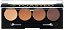 W7 Paleta de Sombra Toasted Eyeshadow com 4 cores - Imagem 1