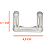 SUPORTE BASE LIXADEIRA WESCO WS4151/U 60034117 - Imagem 2