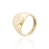 Anel Dedinho Redondo Liso Dourado - Imagem 1