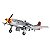 Avião Aeromodelo Hangar 9 P-51d Mustang 60cc ARF 89" - Imagem 3