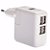 CARREGADOR CELULAR 2USB 2.4A FAST CHARGE KD-604 - Imagem 1