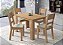 CONJUNTO DE MESA SALA SIMONE 1,20 X 0,80 CADEIRA SANDY - Imagem 1