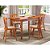 CONJUNTO DE MESA 4CADEIRAS 103 MEL BRILHO - Imagem 1