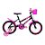 BICICLETA BIKE A16 MTB T FADINHA PRETO/PINK - Imagem 1