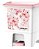 LIXEIRA PEDAL 14LTS QUAD ROSA - Imagem 1