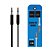 Cabo De Audio Auxiliar Emborrachado 1.2 M Premium Click Tech - Imagem 1