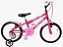 BICICLETA 16 MILANO GROW UP M1 RODAS ALUMINIO PINKPINK - Imagem 1