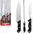 KIT CHURRASCO BLACK 3PCS (GARF - Imagem 1