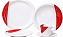 AP DE JANTAR 20PCS VERMELHO/BR - Imagem 1