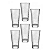 COPO VIDRO 300ML ALTO 6PCS HAMMERS - Imagem 1