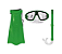 KIT MERGULHO C/SNORKEL PE DE P - Imagem 1