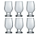 TACA VIDRO 300ML CERVEJA 6PCS - Imagem 1