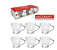 CJXICARA CHA 150ML 6PCS ALCA - Imagem 1