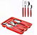 JGTALHERES VERM 24 PCS C/ P - Imagem 1