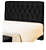 Cabeceira de Cama Box Casal 140cm Istambul Suede Preto - Imagem 1