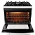 FOGAO GAS 5Q AGILE GLASS BCO - Imagem 2