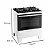 FOGAO GAS 5Q AGILE GLASS BCO - Imagem 4