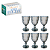 TACA VIDRO AMBER MILBALI 320ML - Imagem 1