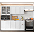 COZINHA MODULADA AMERICANA COMPLETA UNNA - Imagem 1