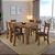 CONJUNTO DE MESA VIOLETA 6CAD BRIZA - Imagem 1