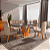 CONJUNTO DE MESA AURORA 1,80 6CAD TOPAZIO - Imagem 1