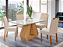 CONJUNTO DE MESA AGATA 1,60 6CAD CLARICE - Imagem 1