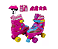 PATINS ROLLER INFANTIL FEMININO DE QUATRO RODAS QUAD - Imagem 1