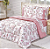 Kit Edredom Dupla Face Estampado Casal Queen 03 Pecas Micropercal 200 Fios Naturale - Serene - Imagem 1