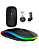 Mouse Sem Fio Recarregável Wireless Optico Led Rgb - Imagem 1