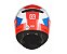 CAPACETE B-12 ST BITWELVE BRANCO/VERM SMART TRIP C/BLUETOOTH - Imagem 2