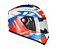 CAPACETE B-12 ST BITWELVE BRANCO/VERM SMART TRIP C/BLUETOOTH - Imagem 5