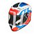 CAPACETE B-12 ST BITWELVE BRANCO/VERM SMART TRIP C/BLUETOOTH - Imagem 4