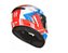 CAPACETE B-12 ST BITWELVE BRANCO/VERM SMART TRIP C/BLUETOOTH - Imagem 3