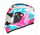 CAPACETE B-12 ST BITWELVE BRANCO/ROSA SMART TRIP C/BLUETOOTH - Imagem 1