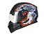 CAPACETE B-12 ST GUEPARD PRETO/VERM SMART TRIP C/BLUETOOTH - Imagem 1