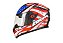 CAPACETE B-12 ST USA PRETO FOSCO/COLOR SMART TRIP C/BLUETOOTH - Imagem 1