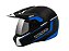 CAPACETE 3 SPORT STATO PRETO F/AZUL - Imagem 1