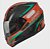 CAPACETE B-40 TRACKER VERMELHO/OCEANO - Imagem 1