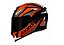 CAPACETE AXXIS EAGLE POWER GLOSS BLACK/ORANGE/GREY - Imagem 1