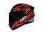 CAPACETE ASX CITY ARROW BRILHO PRETO/VERMELHO/BRANCO - Imagem 1