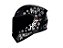CAPACETE ASX CITY FUN BRILHO PRETO/BRANCO HAHAHA - Imagem 1