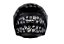 CAPACETE ASX CITY FUN BRILHO PRETO/BRANCO HAHAHA - Imagem 2