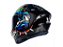 CAPACETE ASX DRAKEN BULL CYBER BRILHO PRETO/AZUL - Imagem 2