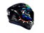 CAPACETE ASX DRAKEN BULL CYBER BRILHO PRETO/AZUL - Imagem 4